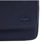 Marine - LACOSTE Sacoche à rabat Lacoste Men's Classic en petit piqué uni