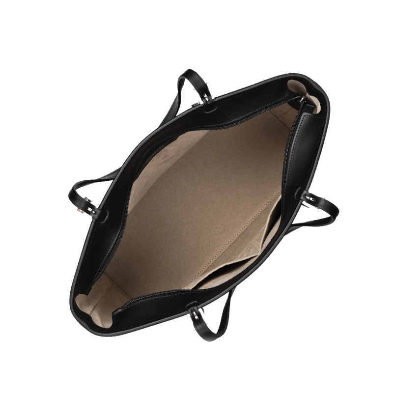 LANCASTER Grand sac cabas épaule Smooth