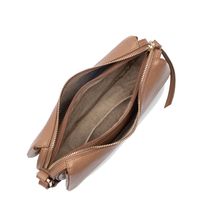 LANCASTER Petit sac besace Dune