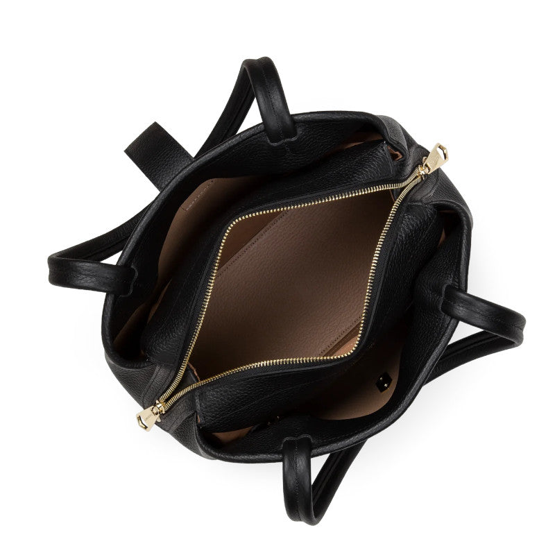 LANCASTER Sac cabas épaule avec fermoir M Top Double