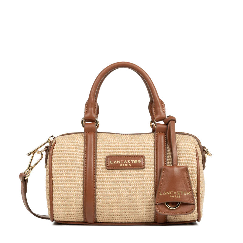 LANCASTER Sac polochon Mini Osier
