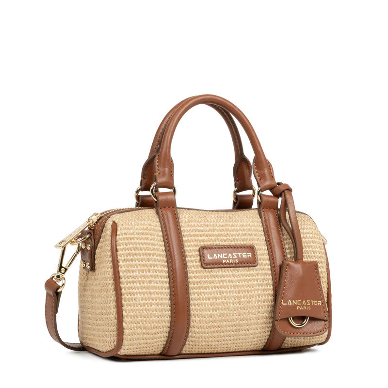 LANCASTER Sac polochon Mini Osier