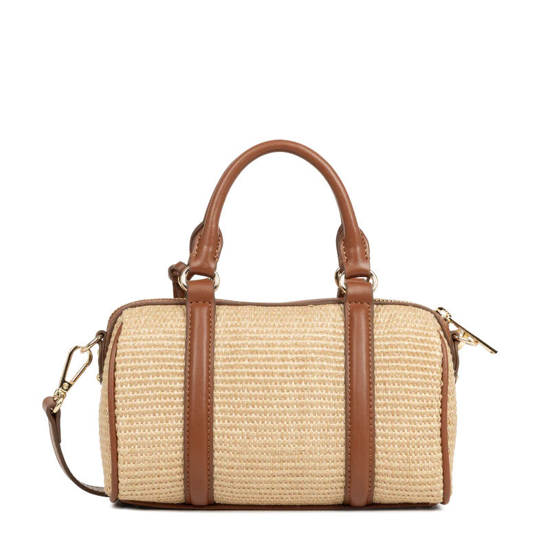 LANCASTER Sac polochon Mini Osier