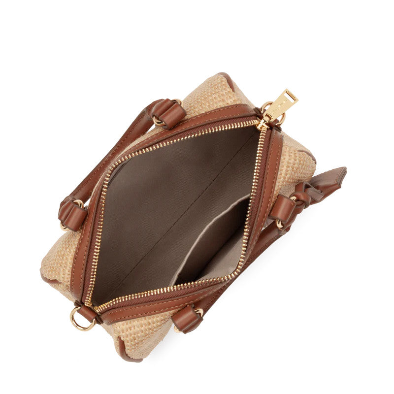 LANCASTER Sac polochon Mini Osier