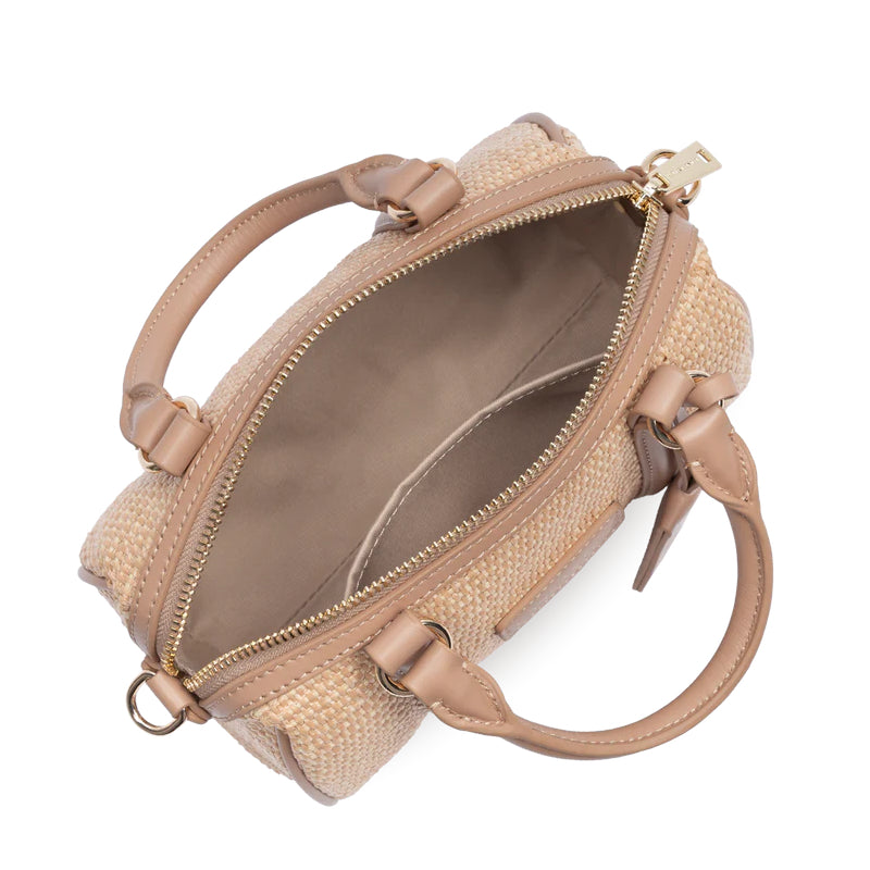 LANCASTER Sac polochon Mini Osier