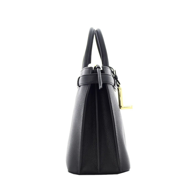 LANCEL Grand sac à main Faubourg L cuir grainé