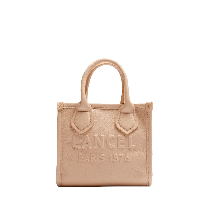 LANCEL Mini sac cabas zippé double porté Jour