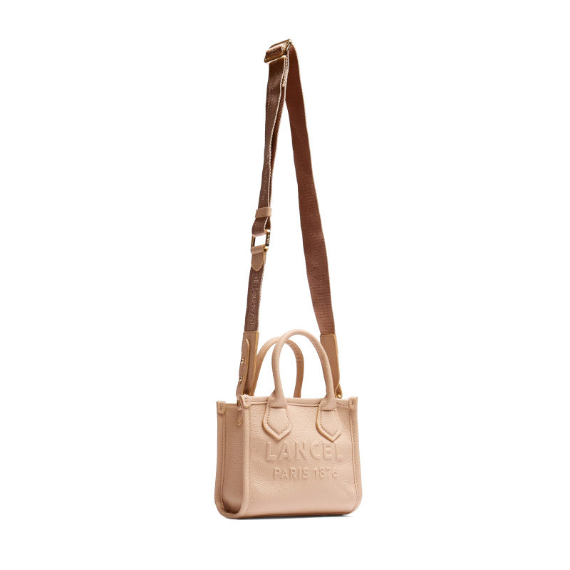 LANCEL Mini sac cabas zippé double porté Jour