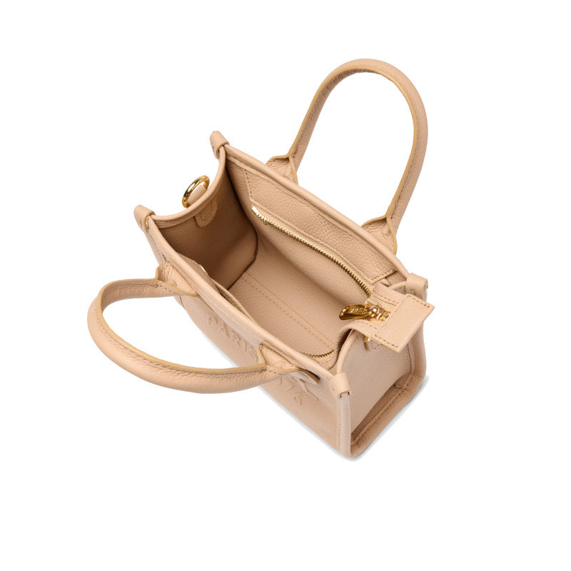 LANCEL Mini sac cabas zippé double porté Jour