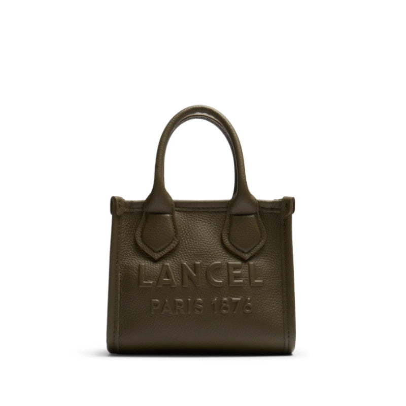 LANCEL Mini sac cabas zippé double porté Jour