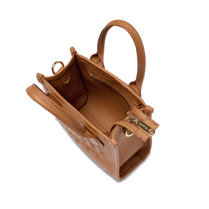 LANCEL Mini sac cabas zippé double porté Jour
