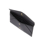 LANCEL Pochette Enveloppe à rabat en cuir grainé