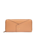 LANCEL Portefeuille long Enveloppe zippé en cuir