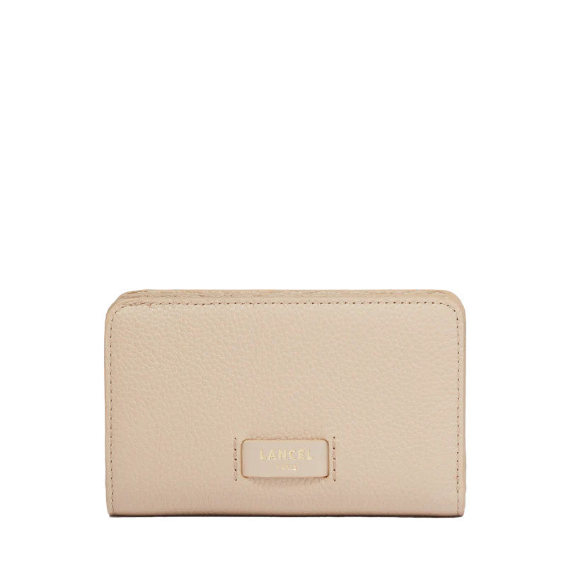 LANCEL Portefeuille rectangulaire compact zippé Ninon