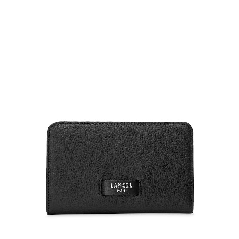 LANCEL Portefeuille rectangulaire compact zippé Ninon