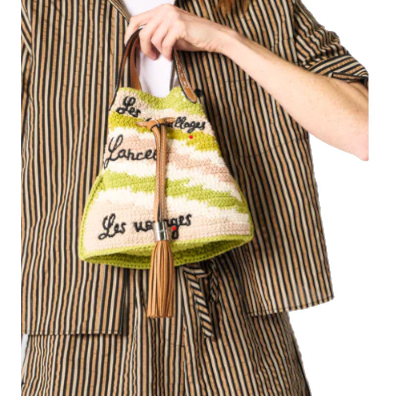 LANCEL Sac Seau double porte Summer Mania