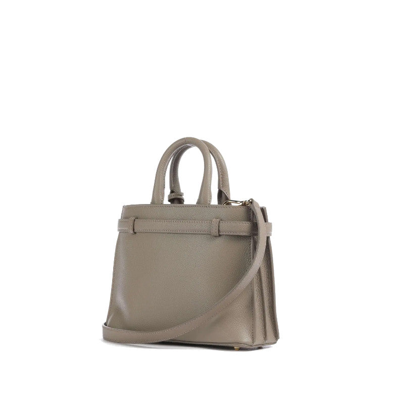 LANCEL Sac à main Faubourg S cuir grainé