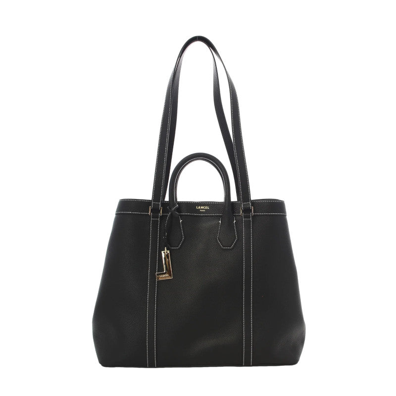 LANCEL Sac cabas Belleville double porté en cuir