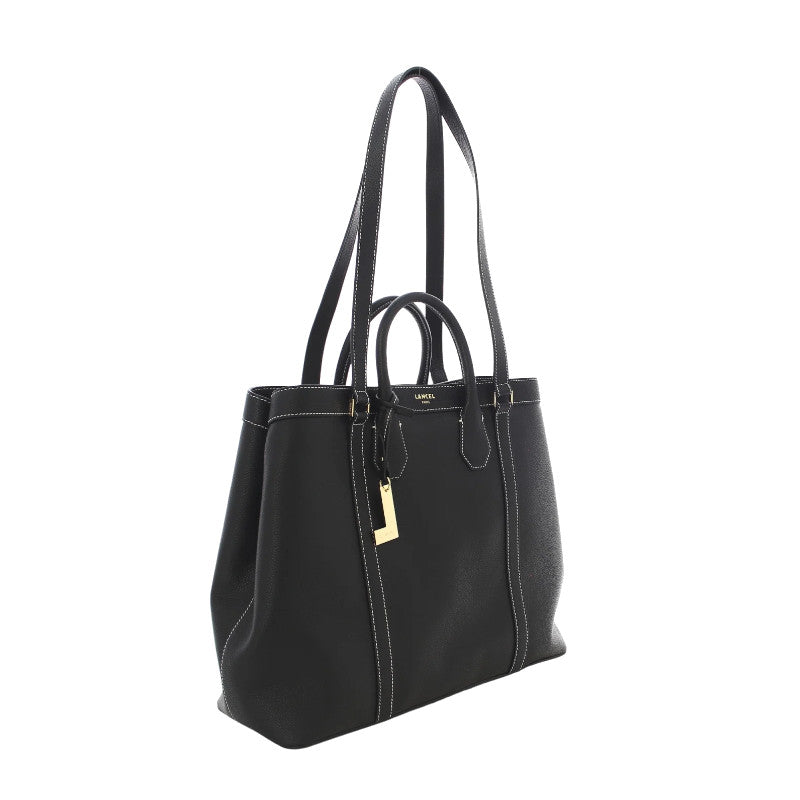 LANCEL Sac cabas Belleville double porté en cuir