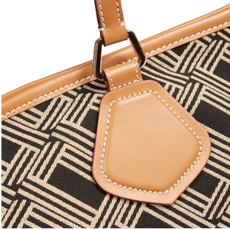 LANCEL Sac cabas zippé L Tote motif logo