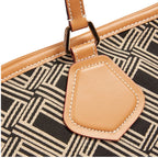 LANCEL Sac cabas zippé L Tote motif logo