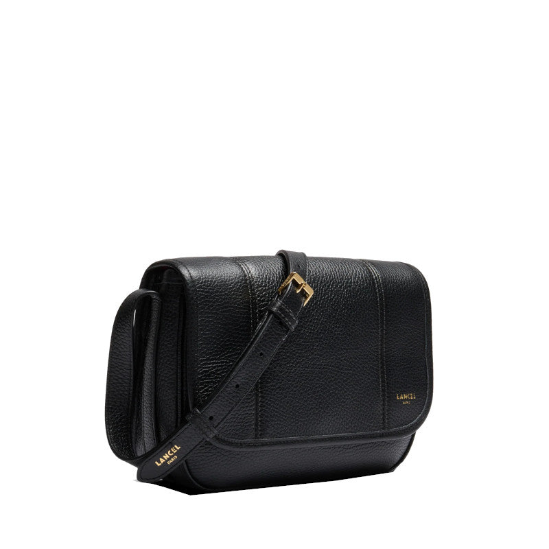 LANCEL Sac hobo zippé M Victoire cuir grainé