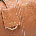 LANCEL Sac hobo zippé M Victoire cuir grainé