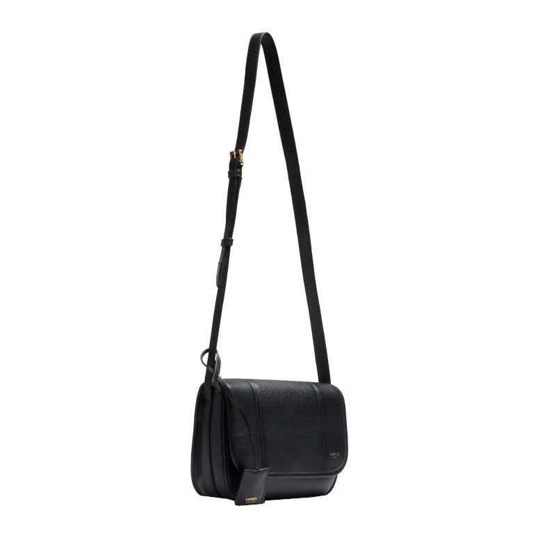 LANCEL Sac hobo zippé M Victoire cuir grainé