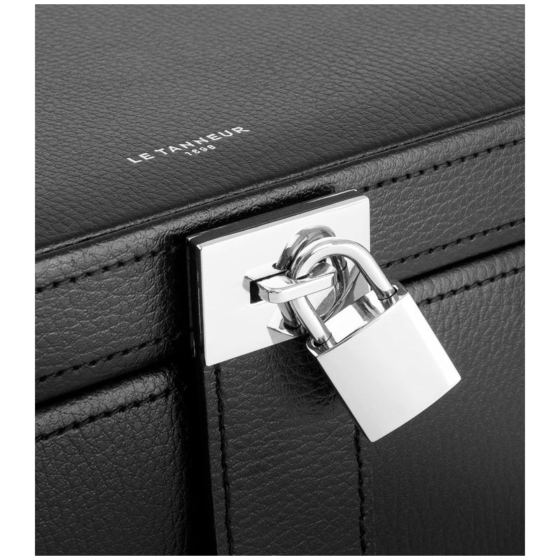 LE TANNEUR Grande boite à bijoux en cuir
