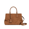 LE TANNEUR Grand sac à main en cuir nubuck grainé Romy