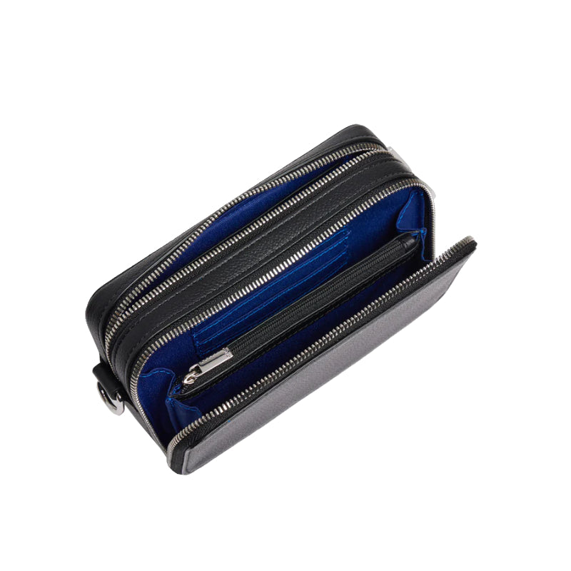 LE TANNEUR Petit sac à bandoulière Emile en cuir grainé