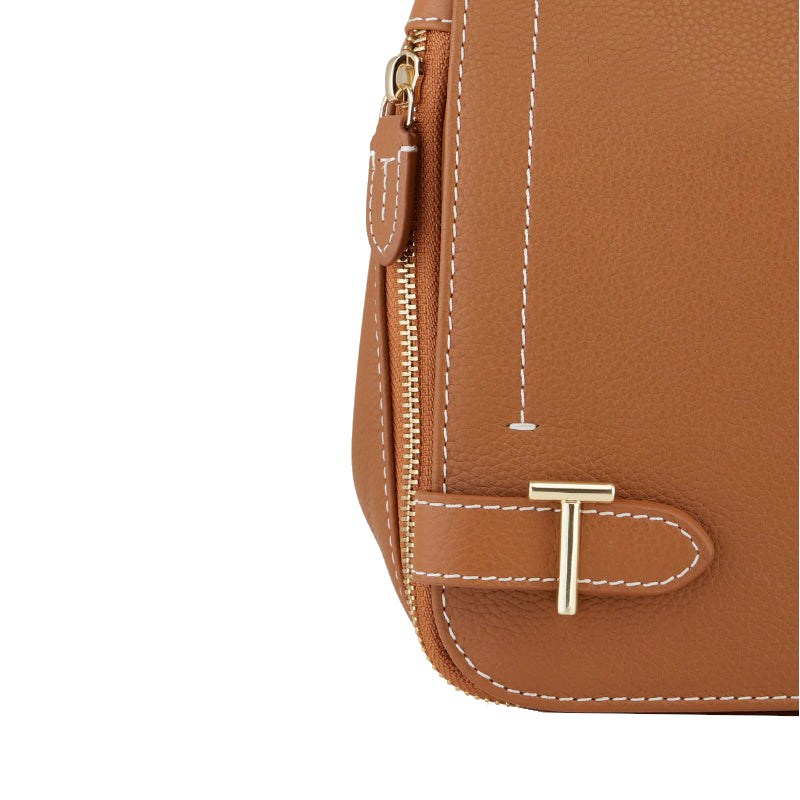 LE TANNEUR Petit sac à bandoulière Simone en cuir grainé