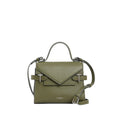 LE TANNEUR Petit sac à main double rabat Emilie en cuir grainé