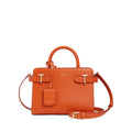 LE TANNEUR Petit sac à main double rabat Emilie en cuir grainé