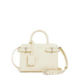 LE TANNEUR Petit sac à main double rabat Emilie en cuir grainé