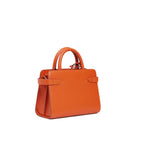 LE TANNEUR Petit sac à main double rabat Emilie en cuir grainé