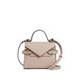 LE TANNEUR Petit sac à main double rabat Emilie en cuir grainé