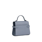 LE TANNEUR Petit sac à main double rabat Emilie en cuir grainé