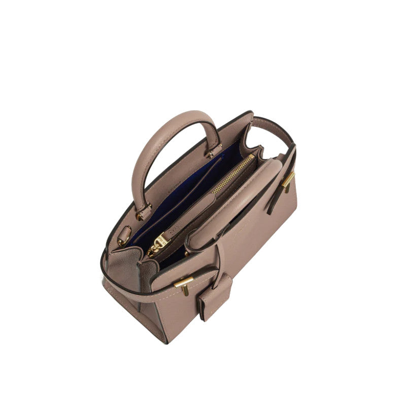 LE TANNEUR Petit sac à main en cuir grainé