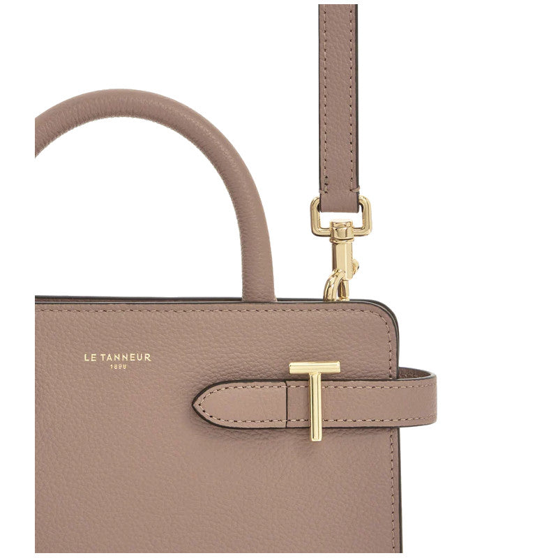 LE TANNEUR Petit sac à main en cuir grainé