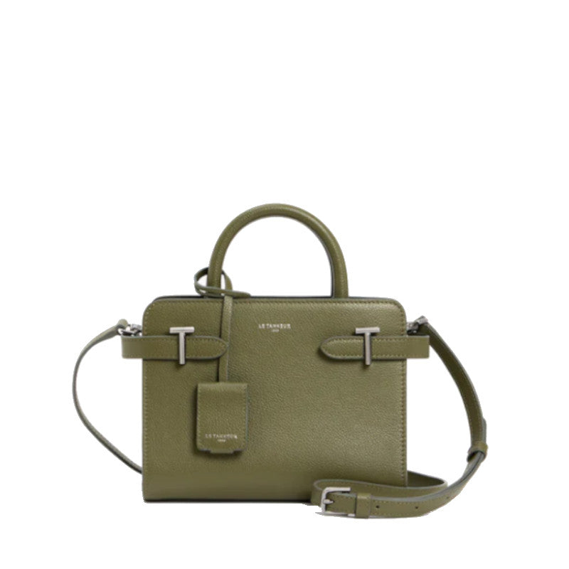 LE TANNEUR Petit sac à main en cuir grainé