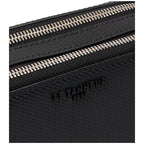 LE TANNEUR Petit sac bandoulière Émile 2 compartiments en cuir signature T