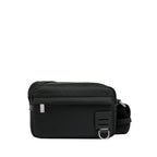 LE TANNEUR Petit sac bandoulière en toile nylon et cuir lisse