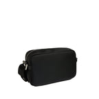 LE TANNEUR Petit sac bandoulière en toile nylon et cuir lisse
