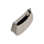 LE TANNEUR Petit sac demi-lune Juliette en cuir grainé