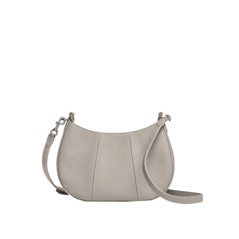 LE TANNEUR Petit sac demi-lune Juliette en cuir grainé