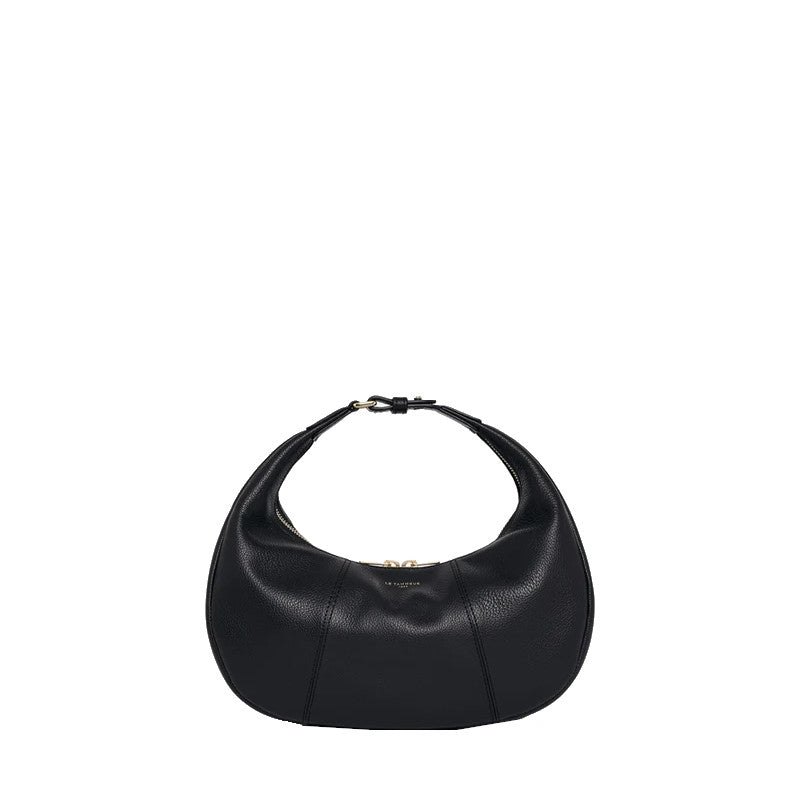LE TANNEUR Petit sac hobo Juliette en cuir grainé