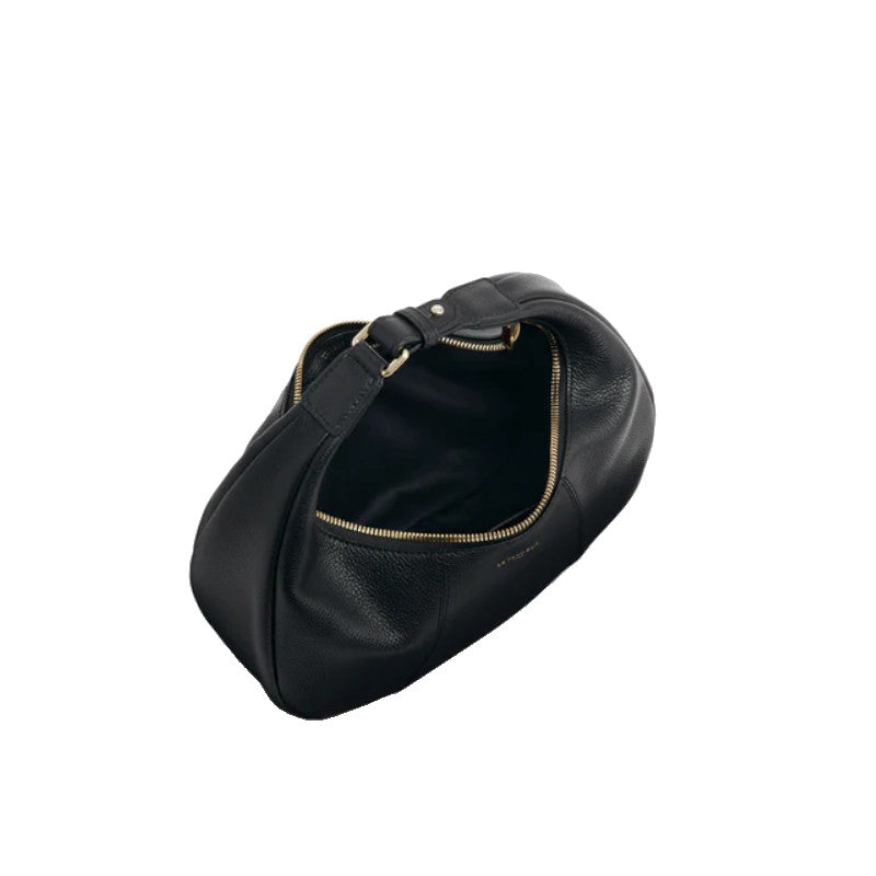 LE TANNEUR Petit sac hobo Juliette en cuir grainé