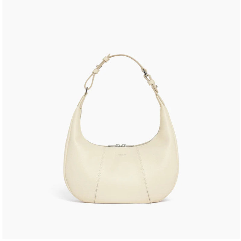 LE TANNEUR Petit sac hobo Juliette en cuir grainé