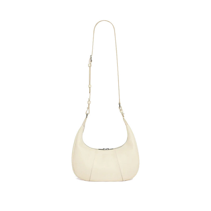 LE TANNEUR Petit sac hobo Juliette en cuir grainé